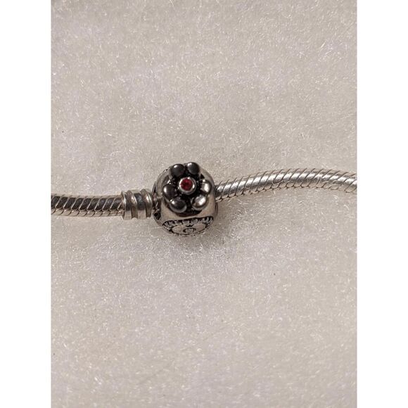 Pandora Perfume Bottle Rare And Retired Charm With Stone On Top - Picture 2 of 6